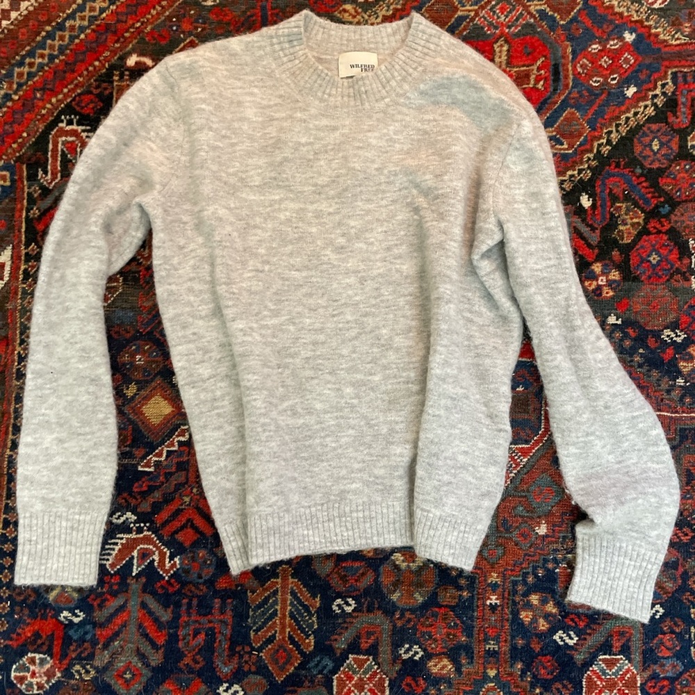 Grey wool sweater